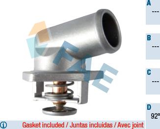 FAE 5320892 - Termostat,lichid racire aaoparts.ro