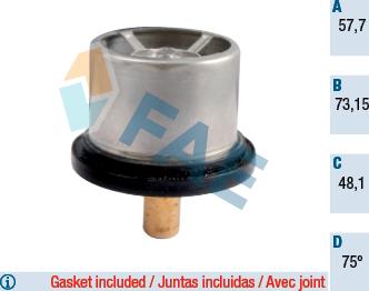 FAE 5320275 - Termostat,lichid racire aaoparts.ro