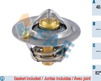 FAE 5323282 - Termostat,lichid racire aaoparts.ro