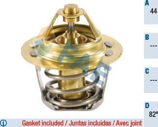 FAE 5204182 - Termostat,lichid racire aaoparts.ro