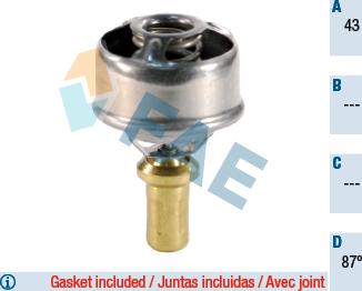 FAE 5202887 - Termostat,lichid racire aaoparts.ro