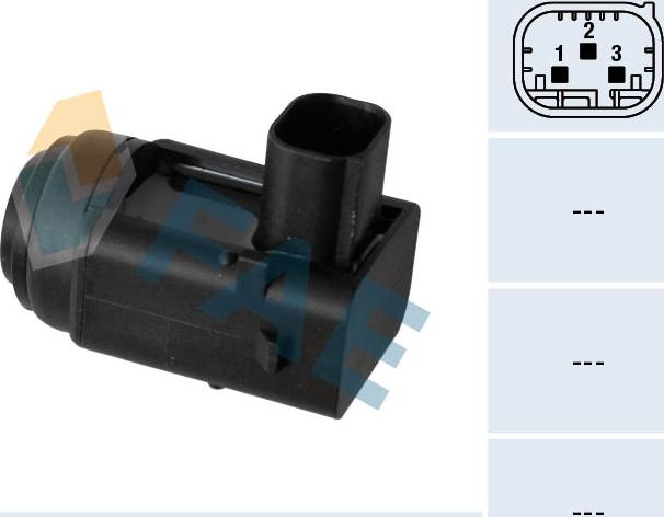 FAE 66054 - Sensor, ajutor parcare aaoparts.ro