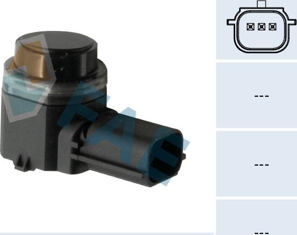 FAE 66067 - Sensor, ajutor parcare aaoparts.ro