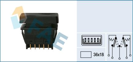 FAE 62660 - Comutator,macara geam aaoparts.ro