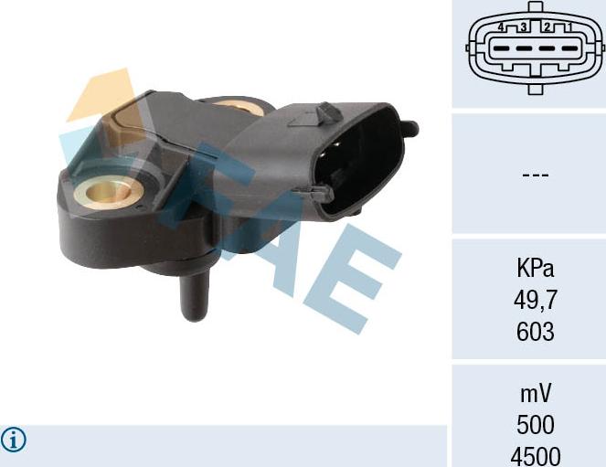 FAE 15264 - Senzor, presiune galerie admisie aaoparts.ro