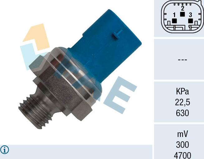 FAE 16158 - Senzor, presiune gaze evacuare aaoparts.ro