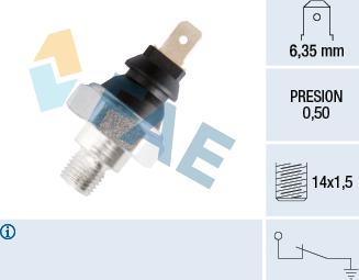 FAE 12250 - Senzor,presiune ulei aaoparts.ro