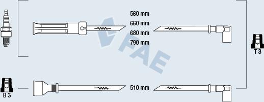 FAE 85350 - Set cablaj aprinder aaoparts.ro