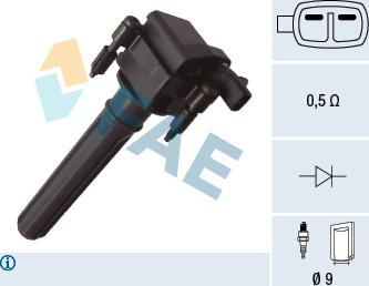 FAE 80492 - Bobina de inductie aaoparts.ro