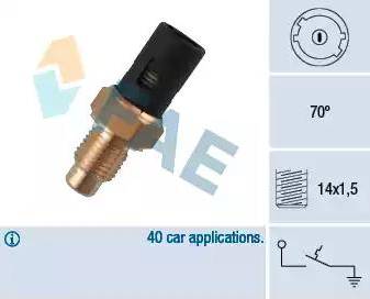 FAE 35390 - Senzor,temperatura lichid de racire aaoparts.ro