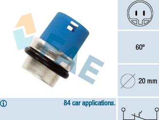 FAE 35300 - Senzor,temperatura lichid de racire aaoparts.ro