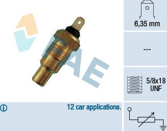 FAE 31110 - Senzor,temperatura lichid de racire aaoparts.ro