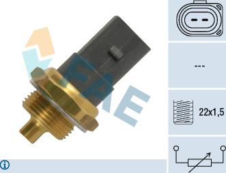 FAE 33786 - Senzor,temperatura lichid de racire aaoparts.ro