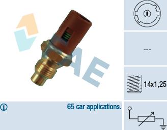 FAE 32240 - Senzor,temperatura lichid de racire aaoparts.ro
