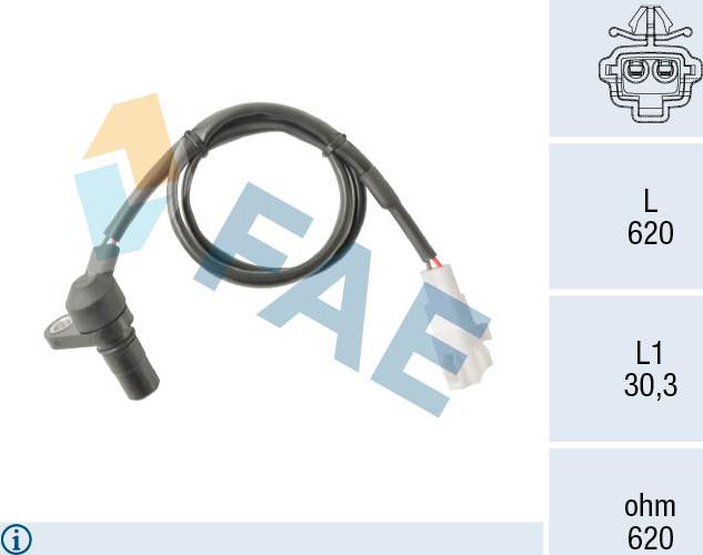 FAE 79525 - Senzor,viteza / turatie aaoparts.ro