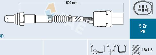 FAE 75080 - Sonda Lambda aaoparts.ro