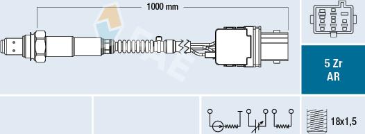 FAE 75152 - Sonda Lambda aaoparts.ro