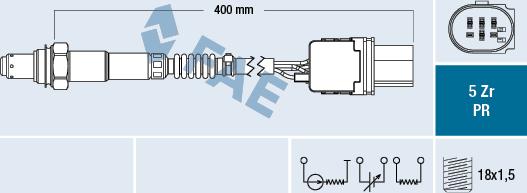 FAE 75123 - Sonda Lambda aaoparts.ro