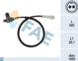 FAE 78400 - Senzor,turatie roata aaoparts.ro
