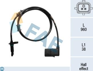 FAE 78535 - Senzor,turatie roata aaoparts.ro