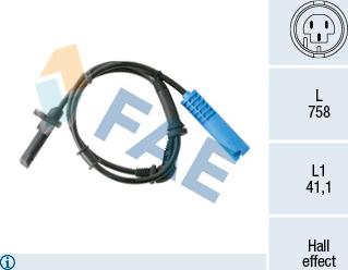 FAE 78531 - Senzor,turatie roata aaoparts.ro