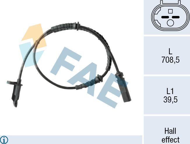 FAE 78661 - Senzor,turatie roata aaoparts.ro