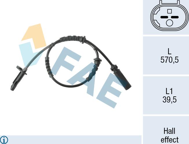 FAE 78617 - Senzor,turatie roata aaoparts.ro