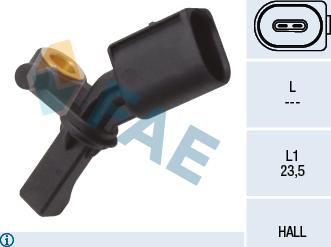 FAE 78010 - Senzor,turatie roata aaoparts.ro