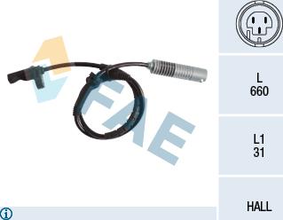 FAE 78186 - Senzor,turatie roata aaoparts.ro