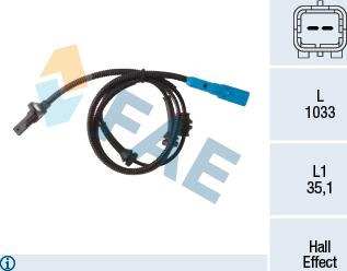 FAE 78313 - Senzor,turatie roata aaoparts.ro