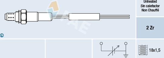 FAE 77002 - Sonda Lambda aaoparts.ro