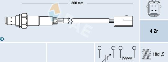 FAE 77397 - Sonda Lambda aaoparts.ro