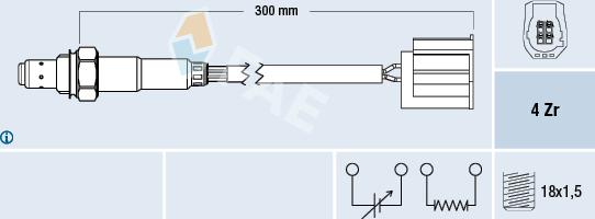FAE 77314 - Sonda Lambda aaoparts.ro