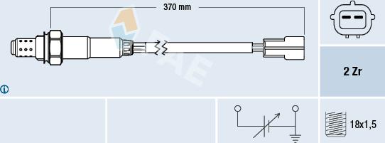 FAE 77323 - Sonda Lambda aaoparts.ro