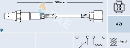 FAE 77289 - Sonda Lambda aaoparts.ro