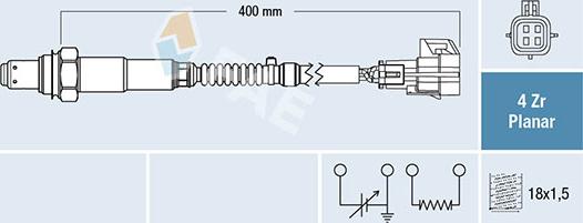 FAE 77778 - Sonda Lambda aaoparts.ro