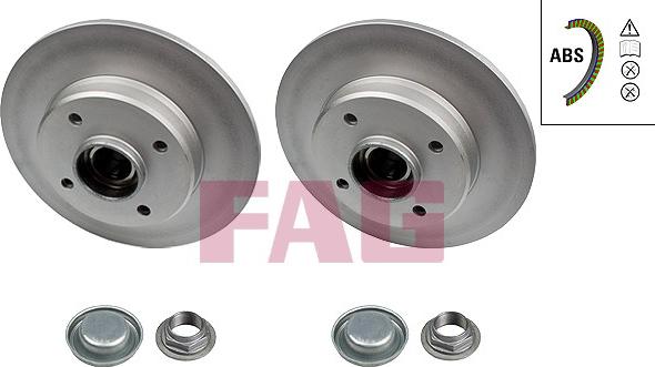 FAG 713 5406 00 - Disc frana aaoparts.ro