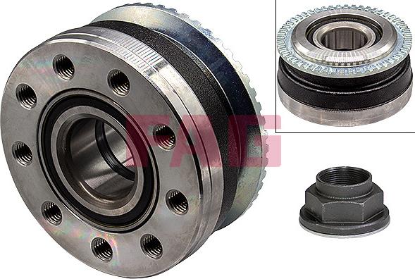 FAG 713 6980 90 - Set rulment roata aaoparts.ro