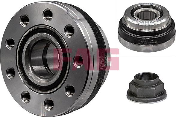 FAG 713 6980 80 - Set rulment roata aaoparts.ro