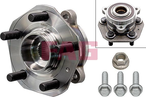 FAG 713 6980 20 - Set rulment roata aaoparts.ro