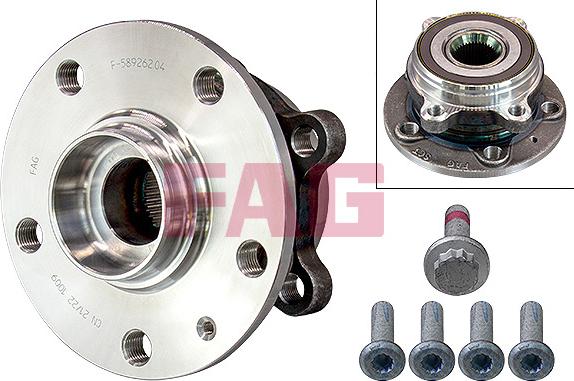 FAG 713 6110 80 - Set rulment roata aaoparts.ro