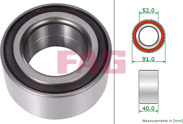 FAG 713 1932 10 - Rulment roata aaoparts.ro