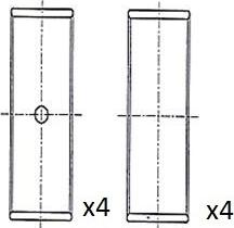 FAI AutoParts BB2041-STD - Cuzineti biela aaoparts.ro