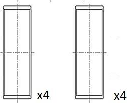 FAI AutoParts BB2026-STD - Cuzineti biela aaoparts.ro