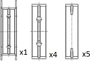 FAI AutoParts BM1093-STD - Cuzineti, arbore cotit aaoparts.ro