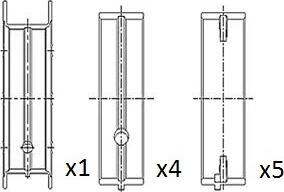 FAI AutoParts BM1049-STD - Cuzineti, arbore cotit aaoparts.ro