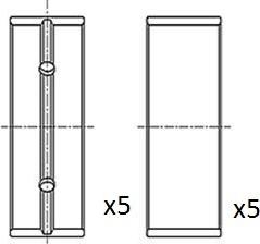 FAI AutoParts BM1045-STD - Cuzineti, arbore cotit aaoparts.ro