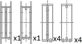 FAI AutoParts BM1040-STD - Cuzineti, arbore cotit aaoparts.ro