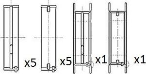 FAI AutoParts BM1059-STD - Cuzineti, arbore cotit aaoparts.ro