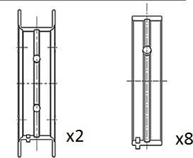 FAI AutoParts BM1053-STD - Cuzineti, arbore cotit aaoparts.ro